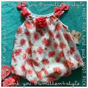 Baby Essentials floral romper 12 months size